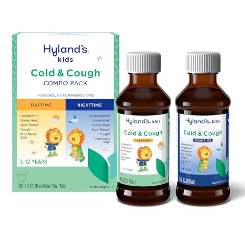 Hyland's Kids Cold and Cough, Day and Night Combo Pack, Cold Medicine