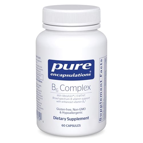 Pure Encapsulations B6 Complex, 60 Capsules | Supports Nervous System and Brain