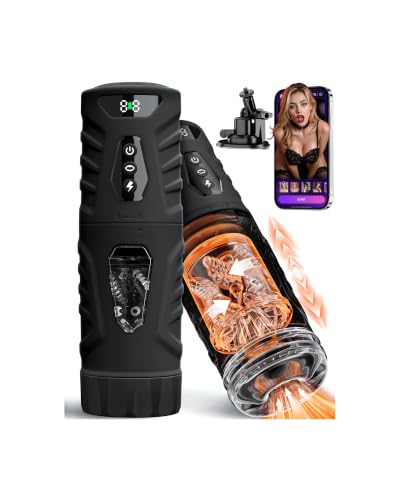 EINSEO Male Masturbator Penis Pump, AI Sync Sex Toys for Men with