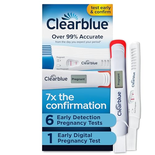 Clearblue Early Pregnancy Test Kit, At-Home Pregnancy Test Kit for Women, hCG