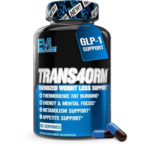 EVL Trans4orm - Thermogenic Fat Burner Support for Men & Women- 60