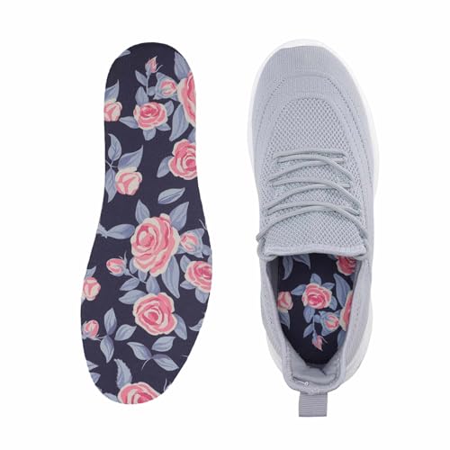 LMHCISO Barefoot Insoles for Women Sockless Anti Odor Thin Insert Size 6-9