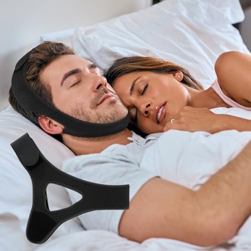 Snoring Chin Strap Comfortable Universal Snoring Devices Adjustable Effective Stop Snoring Sleep