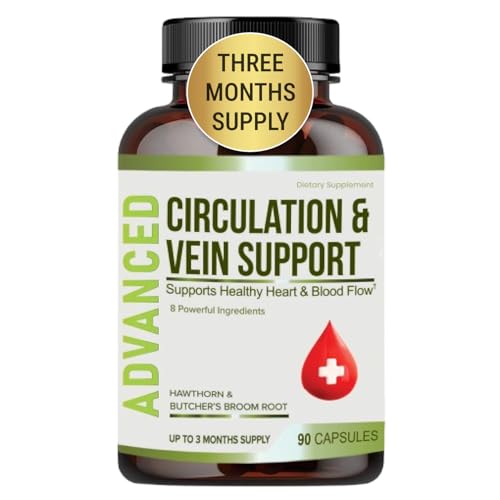 Best Blood Circulation Supplements and Vein Support With Butcher's Broom. | Supports
