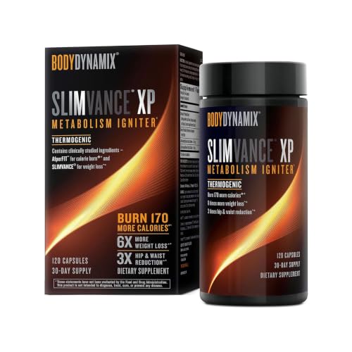 GNC Slimvance XP Metabolism Igniter, 120 Count, 30 Servings | Combines Thermogenics