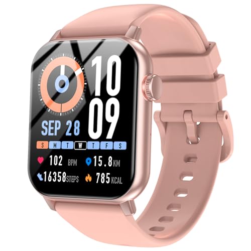 Smart Watches for Men Women with Bluetooth Calling, 1.83" HD Touchscreen Fitness
