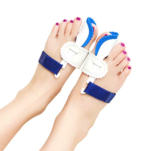 ERSANLI Bunion Corrector Brace for Pain Relief, Hallux Valgus Corrector & Big Toe Joint Support – Adjustable Night Splint for Men and Women, Comfortable Bunion Valgus Protective Cover (2Pcs)