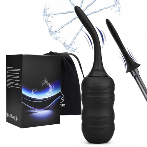 Anal Douche for Men Women, Portable Enemas Cleansing Kit with 7 Spray
