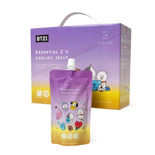EVERYDAZE BT21 Essential C’s Konjac Jelly | Korean Pear | Plant-Based Collagen