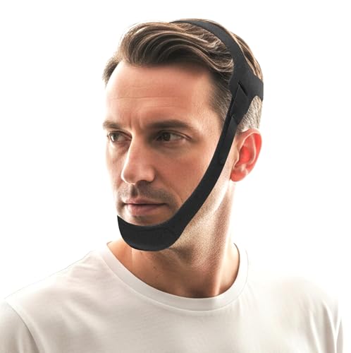 Chin Strap for Sleeping, CPAP Chin Strap - Anti Snoring - Snore