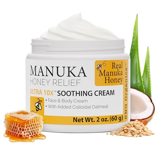 Super Natural Goods Manuka Honey Cream (2oz) – Hydrating Lotion for All