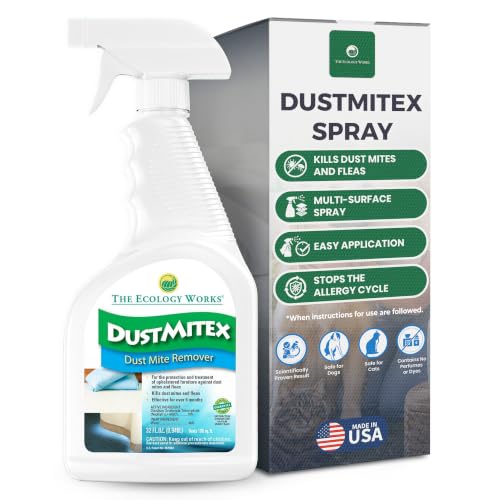 DustmiteX Spray - Allergy & Asthma Relief - Removes Dust Mites from