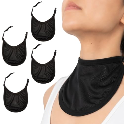 5PCS Tracheostomy Neck Stoma Cover Protects Stoma (Black)