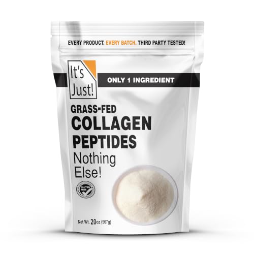 It's Just! - Collagen Peptides, Grass-Fed, Protein Powder, Unflavored, 20oz | GLP-1