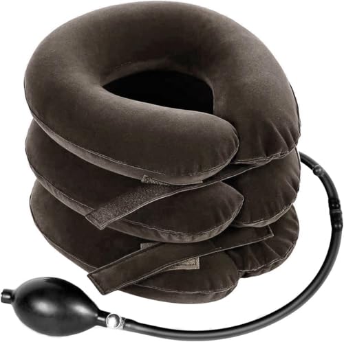 Cervical Neck Traction Device for Instant Neck Pain Relief - Inflatable &