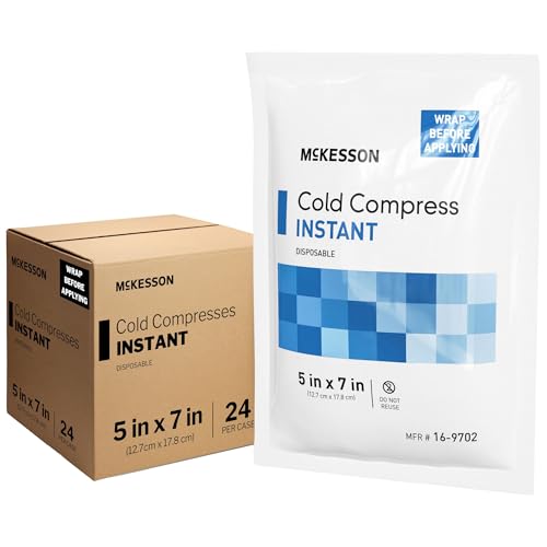 McKesson Instant Cold Packs, Pain Relief, Swelling, 5 x 7 in |