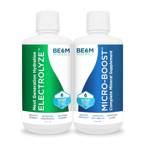BEAM Minerals Micro-Boost and Electrolyze Advanced Set | 100% Bioavailable | Replenish