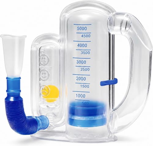 Breathing Exerciser Device, Non-Measuring Trainer for Fitness & Focus Encourages Mindful Breathing, Relaxation and Daily Wellness Practice