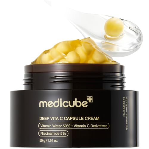 medicube Capsule Cream with Deep Vitamin C for Uneven Skin Tone &