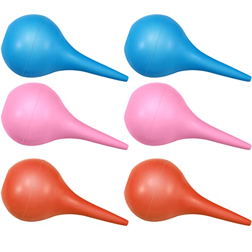 Nuanchu 6 Pack Ear Bulb Syringe for Puppies, 1 Oz/30 ml, Colorful,