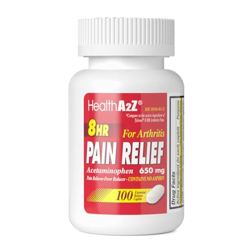 HealthA2Z® Pain Relief Extended Release | Acetaminophen 650mg | 8 Hours |