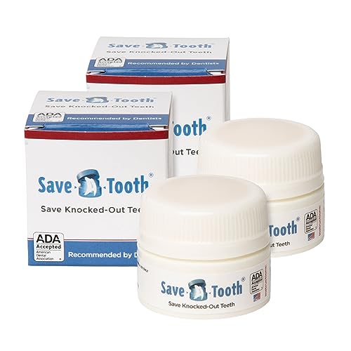 Save-A-Tooth Preservation Kit - Prevent Permanent Tooth Loss, Save Knocked Out Teeth
