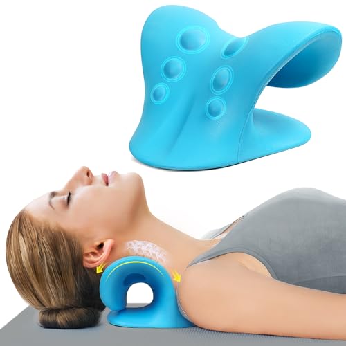 Neck Stretcher for Pain Relief, Neck and Shoulder Relaxer Cervical Traction Device