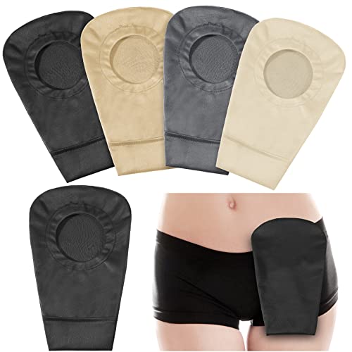 Sherr 4 Pcs Ostomy Bag Covers Stretchy Washable Odor Control Women Men