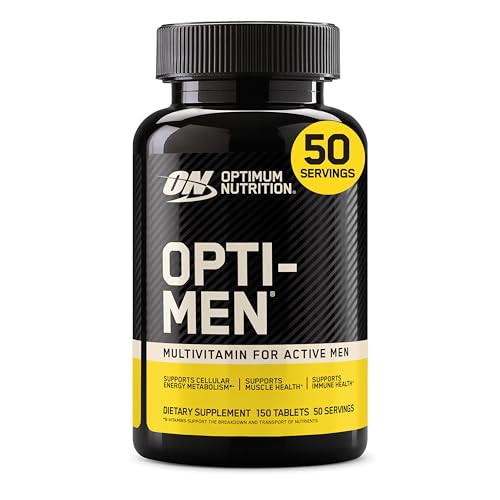 Optimum Nutrition Opti-Men Daily Multivitamin Supplement, 150 Ct | Multivitamin for Active
