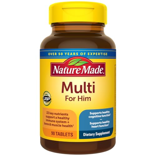 Nature Made Multivitamin for Men, Mens Multivitamin, 90 Tablets | Mens Multivitamins