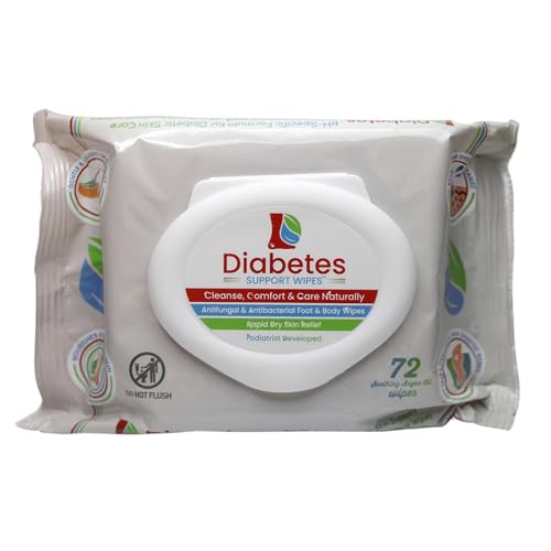 Diabetes Support Wipes® - All-Natural pH-Specific Foot & Body Wipes for Diabetics,