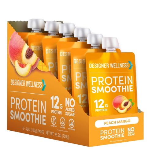 Designer Wellness, Raspberry Passion, Protein Smoothie, 12g Whey, 6 ct | Real