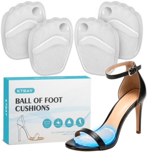KTSAY Metatarsal Pads Women, Gel Ball of Foot Cushions for Pain Relief