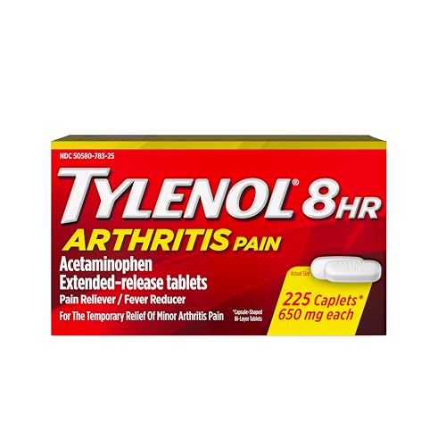 Tylenol 8-Hour Arthritis Pain Relief Caplets, 650 mg Acetaminophen, 225 Ct |