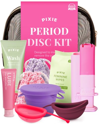 Pixie Menstrual Disc Kit for Feminine Care - Pixie Discs are Designed