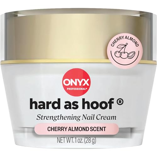 Onyx Professional Hard as Hoof Nail Strengthening Cream, Cherry Almond 1oz |