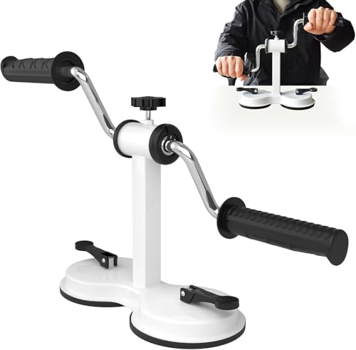 Arm Bike for Physical Therapy, Adjustable Resistance Arm Cycle Home Rehab |