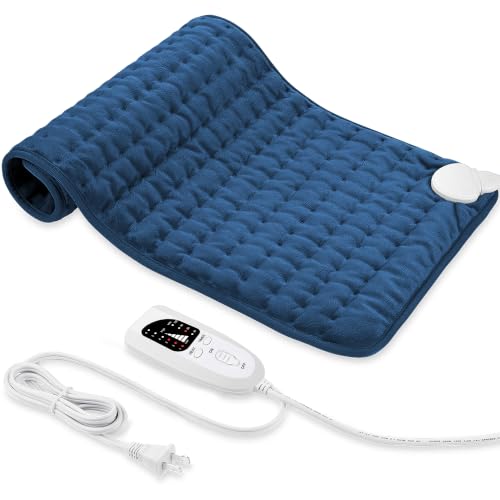 Electric Heating pad with 6 Heat Settings, Auto Shut Off, Dry Electric