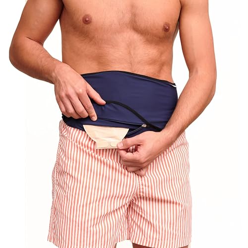 SIIL Ostomy Belt Blue for abdomen Colostomy, Ileostomy or Urostomy | Ostomy