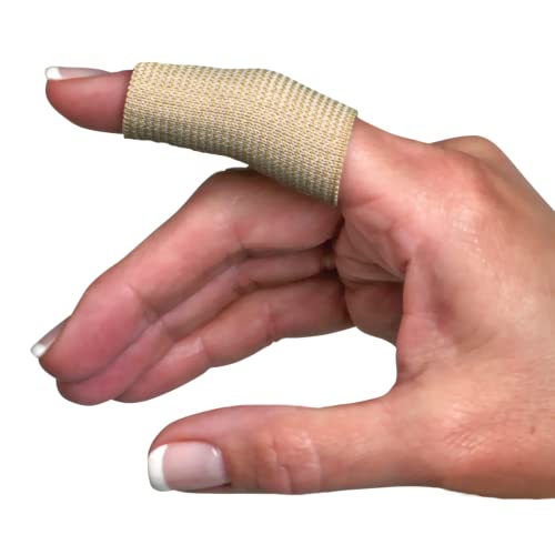 Flents Finger Sleeves for Arthritis & Pain Relief, Assorted Sizes, 12 Count | Relieves Pain & Inflammation from Arthritis, Tendinitis & Sprains, Provides Mild Compression & Protection While Injuries Heal