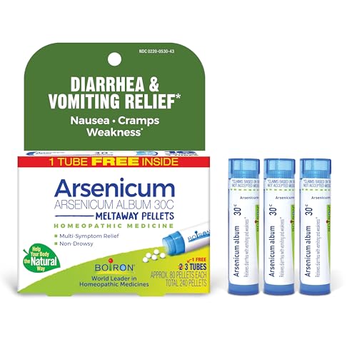 Boiron Arsenicum Album 30C Homeopathic Medicine for Relief from Diarrhea, Nausea, Vomiting,