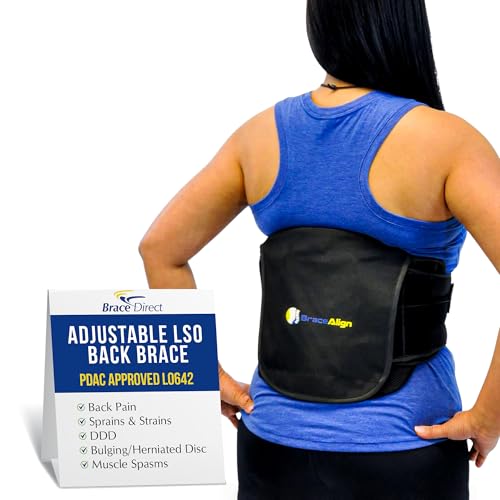 Brace Align LSO Back Brace, Lumbar Support for Lower Back Pain Relief