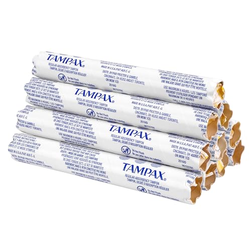 Hospeco Tampax Tampons for Vending Dispenser in Vending Tubes, Hospeco T500,(Case of