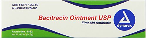 Dynarex Bacitracin Topical Ointment USP - First Response Wound Care Supplies for