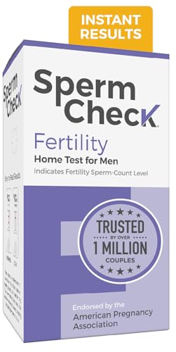 SpermCheck Fertility Sperm Count Test For Men, At-Home Kit, +98% Accurate |
