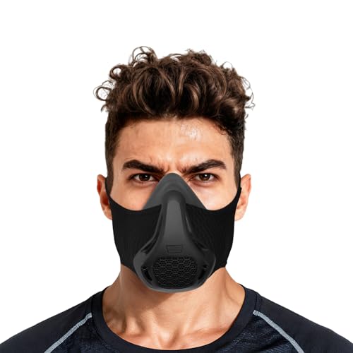High Altitude Mask, Training Workout Mask Men to Improve Lung Capacity |