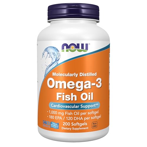 NOW Supplements, Omega-3 180 EPA / 120 DHA, 200 Softgels