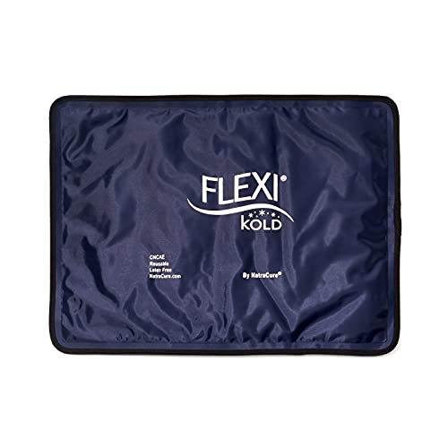 FlexiKold Gel Ice Packs (Standard Large: 10.5" x 14.5") for Injuries Reusable,