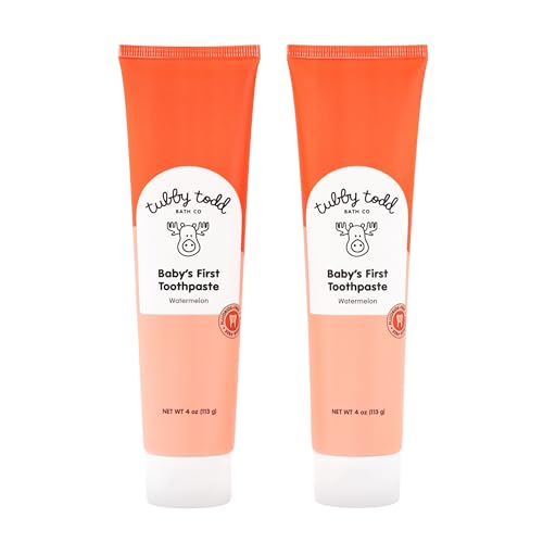 Tubby Todd Fluoride Free Kids Toothpaste | Made with Xylitol, Safe for