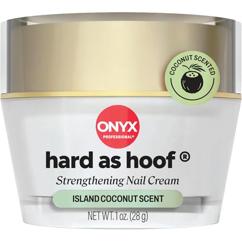 Onyx Professional Hard as Hoof Nail Strengthening Cream, Island Coconut 1oz |